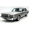 DW909T 1980 Lincoln Continental, 1980-89 Mark VI, Town Car; Front Windshield Glass; Light Green Tint; with Blue/Green Upper Shad - image 2