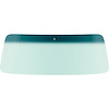 DW913T 1980-93 Dodge B-Series Van; Front Windshield Glass; with Mirror Bracket; Lt Green Tint; with Blue/Green Upper Shaded Band - image 1