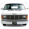 DW913T 1980-93 Dodge B-Series Van; Front Windshield Glass; with Mirror Bracket; Lt Green Tint; with Blue/Green Upper Shaded Band - image 2