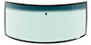 DW939T 1983-92 Ford Bronco II, Ranger; Front Windshield Glass; with Mirror Bracket; Lt Green Tint; with Blue/Green Upper Shaded  - image 1