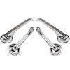 DWK2 1965-67 Mustang Fastback; Door and Window Handle Kit; Screw-on Style; 4-Pieces - image 1