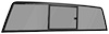 DY90007Y 1973-91 Chevy, GMC Pickup Truck; Rear Sliding Glass Window; Three Panel Design; Dark Limo Privacy Tint - image 1
