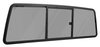 DY90035Y 1973-97 Ford F100, F150, F250, F350 Pickup Truck; Rear Window Sliding Glass; Three-Panel; Dark Limo Privacy Tint - image 2