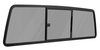 DY90035Y 1973-97 Ford F100, F150, F250, F350 Pickup Truck; Rear Window Sliding Glass; Three-Panel; Dark Limo Privacy Tint - image 4