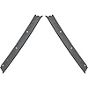 E378 Front Pillar Drip Rail Support 1967-69 Camaro, Firebird; Coupe; RH and LH; Pair - image 1
