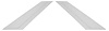 E479001 Exterior Sail Panels 1979-86 Mustang; SVO Style; Fiberglass; RH And LH; Pair - image 1