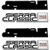 EM1710K 1981-86 GMC C/K, 1989-91 GMC R/V Truck, SUV; Fender Emblem Set; Sierra Classic 2500 - image 1