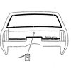 EM1806T Trunk Lock Bezel for 1980-87 Oldsmobile Cutlass, Cutlass Supreme - image 4