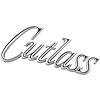 EM2452T 1970 Oldsmobile Cutlass, Fender Emblem, Cutlass Script - image 1
