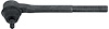 ES2001L 1980-81 Camaro V6, 1975-81 Firebird; Inner Tie Rod; 8-3/4 in. Center To End; Drivers Side - image 1