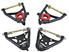 ETA5864B Tubular Control Arm Set 1958-64; Black - image 1