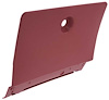 F10063 1970-81 Firebird, Trans Am; Glove Box Door Cover; Without AC; Plastic Cover Only; Without Steel Door; Red - image 1