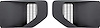 F12326 Front Fender Louver Set 1970-81 Pontiac Trans Am; Pair