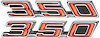 F1252 Hood Emblems for 1968-1969 Pontiac Firebird 350