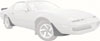 F15255 Front Side Spoilers 1982-88 Pontiac Firebird; Option Code Z20; RH And LH; Pair - image 2