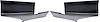 F15884 Front Fender Extensions 1985-90 Pontiac Trans AM GTA; Urethane RH And LH; Pair! - image 1