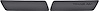 F15940 Front Grill Opening Covers 1983-84 Pontiac Trans Am; RH And LH: Pair - image 1