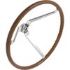 F19672 Deluxe Simulated Wood Steering Wheel for 1967 Pontiac Firebird, GTO, Lemans, Tempest - image 2