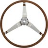 F19672 Deluxe Simulated Wood Steering Wheel for 1967 Pontiac Firebird, GTO, Lemans, Tempest - image 4