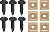 F2607 Rear Hatch Screw Set for 1982-1992 Chevy Camaro, Pontiac Firebird [Dark Blue] - image 1