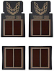 F74017 1969-92 Trans Am; Carpet Floor Mats; Brown / Black; 4 Piece Set - image 1