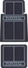 F76501 1964-92 Pontiac; Floor Mat Set; Front and Rear; Black; 4 Piece Set - image 2