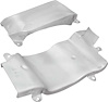 F871 1969-72 Firebird, GTO, Lemans; Intake Manifold Crossover Heat Shield; 400, 455; 2 Piece Set - image 1