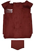 F9102615 1974-80 Pinto/Bobcat; Molded; Cutpile Carpet; Kit; Maroon - image 1