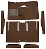 F9161030 1960-65 Falcon/Comet 2-Door Sedan/Ranchero L6 w/ Floor Shift; Cut & Sewn; Loop Carpet; Kit; Dark Brown - image 1