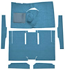 F9161041 1960-65 Falcon/Comet 2-Door Sedan/Ranchero L6 w/ Floor Shift; Cut & Sewn; Loop Carpet; Kit; Medium Blue - image 1