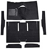 F9161201 1960-65 Falcon/Comet 2-Door Sedan/Ranchero w/ Column Shift; Cut & Sewn; Loop Carpet; Kit; Black - image 1