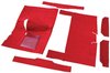 F9161202 1960-65 Falcon/Comet 2-Door Sedan/Ranchero w/ Column Shift; Cut & Sewn; Loop Carpet; Kit; Red - image 2