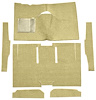F9161209 1960-65 Falcon/Comet 2-Door Sedan/Ranchero w/ Column Shift; Cut & Sewn; Loop Carpet; Kit; Ivy Gold - image 1