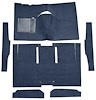 F9161212 1960-65 Falcon/Comet 2-Door Sedan/Ranchero w/ Column Shift; Cut & Sewn; Loop Carpet; Kit; Dark Blue - image 1