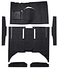 F9161601 1960-65 Falcon/Comet 4-Door Sedan w/ Column Shift Cut & Sewn; Loop Carpet; Kit; Black - image 1