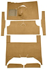 F9161769 1960-65 Falcon/Comet 4-Door Wagon L6 w/ Floor Shift; Cut & Sewn; Loop Carpet; Kit; Medium Saddle - image 1