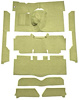 F9161809 1963-65 Falcon/Comet Convertible L6 w/ Floor Shift; Cut & Sewn; Loop Carpet; Kit; Ivy Gold - image 1