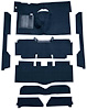 F9161812 1963-65 Falcon/Comet Convertible L6 w/ Floor Shift; Cut & Sewn; Loop Carpet; Kit; Dark Blue - image 1