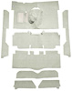 F9161823 1963-65 Falcon/Comet Convertible L6 w/ Floor Shift; Cut & Sewn; Loop Carpet; Kit; Silver - image 1