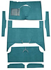 F9161906 1960-65 Falcon/Comet 4-Door Wagon w/ Column Shift; Cut & Sewn; Loop Carpet; Kit; Aqua - image 1