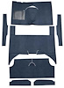 F9161912 1960-65 Falcon/Comet 4-Door Wagon w/ Column Shift; Cut & Sewn; Loop Carpet; Kit; Dark Blue - image 1