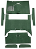 F9161913 1960-65 Falcon/Comet 4-Door Wagon w/ Column Shift; Cut & Sewn; Loop Carpet; Kit; Dark Green - image 1