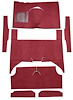 F9161915 1960-65 Falcon/Comet 4-Door Wagon w/ Column Shift; Cut & Sewn; Loop Carpet; Kit; Maroon - image 1