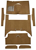 F9161918 1960-65 Falcon/Comet 4-Door Wagon w/ Column Shift; Cut & Sewn; Loop Carpet; Kit; Dark Saddle - image 1