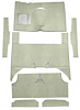 F9161923 1960-65 Falcon/Comet 4-Door Wagon w/ Column Shift; Cut & Sewn; Loop Carpet; Kit; Silver - image 1