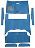 F9161962 1960-65 Falcon/Comet 4-Door Wagon w/ Column Shift; Cut & Sewn; Loop Carpet; Kit; Blue - image 1