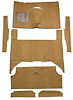 F9161969 1960-65 Falcon/Comet 4-Door Wagon w/ Column Shift; Cut & Sewn; Loop Carpet; Kit; Medium Saddle - image 1