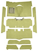 F9162009 1963-65 Falcon/Comet Convertible w/ Column Shift; Cut & Sewn; Loop Carpet; Kit; Ivy Gold - image 1
