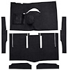 F9162401 1963-65 Falcon/Comet Hardtop L6 w/ Floor Shift; Cut & Sewn; Loop Carpet; Kit; Black - image 1