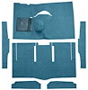 F9162404 1963-65 Falcon/Comet Hardtop L6 w/ Floor Shift; Cut & Sewn; Loop Carpet; Kit; Bright Blue - image 1